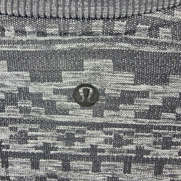Lululemon Rest Less 1/4 Zip Heathered Black Long Sleeve Pullover Sweater Size 8 - Picture 3 of 6